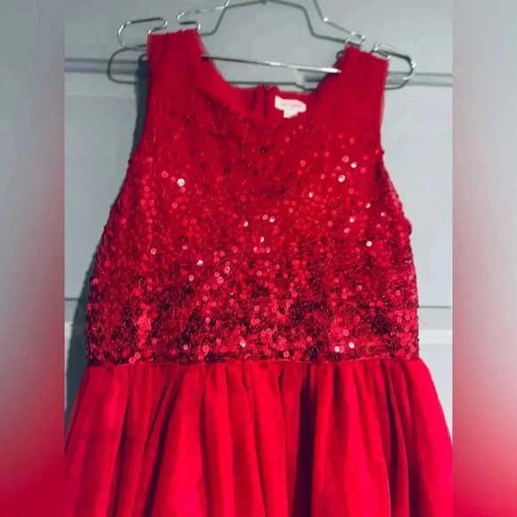 Cat & Jack girls dress Xmas perfect size 14-16 XL like new condition - Picture 2 of 7
